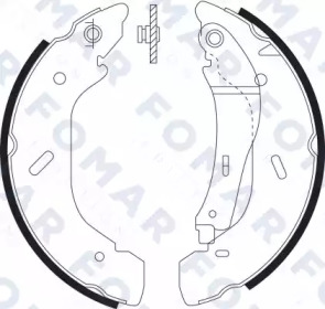 Комлект тормозных накладок FOMAR Friction FO 9069